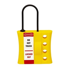 Lucchetto di Sicurezza in Plastica Non Conduttiva, Anello in Nylon da 3mm, 4 Fori, Corpo in ABS, Isolamento di Sicurezza LOTO, Prevenzione Uso Non Autorizzato - Product Image 5