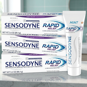 Pasta Dental Sensodyne Alivio Rápido para Dientes Sensibles con Menta y Flúor, Protección Duradera para Adultos - Product Image 3
