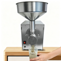 Machine à fabriquer du beurre de noix avec grande trémie d'alimentation de 7,5 kg, broyeur de beurre d'arachide et de pâte de noix