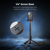 Empuñadura de Liberación Rápida K&F Concept para Fotografía Urbana para DJI Osmo Action 6, Kit de Empuñadura Urbana de Aleación de Aluminio con Jaula Protectora
