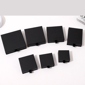Boîte cadeau pour bijoux de style tiroir <span class=keywords><strong>A1</strong></span> avec ruban de tirage, intérieur en velours, finition mate, plusieurs tailles, plusieurs couleurs, logo personnalisé - Product Image 6