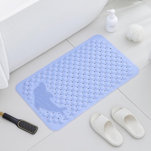Alfombrilla de Ducha Antideslizante Cuadrada con Diseño de Ballena, Alfombrilla de Baño de PVC Suave con Ventosas y Nodos de Masaje para Ducha y Bañera - Product Image 6