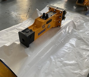 Marteau briseur hydraulique silencieux SOOSAN SB10 de type boîte pour mini-excavatrice, démolition de roche et de béton, construction, état neuf - Product Image 6