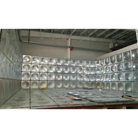 Industrieller 100.000-Liter-Wassertank, feuerverzinkter Wellblechstahl-Aquakultur- und Regenwassertank 50m³ mit Zubehör
