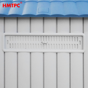 Nichoir <span class=keywords><strong>pour</strong></span> chien en plastique résistant aux intempéries, avec porte métallique, toit ventilé, plancher surélevé, <span class=keywords><strong>pour</strong></span> chiens de taille moyenne - Product Image 3