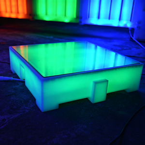 พื้นเต้นรำแบบอินเทอร์แอคทีฟ LED พร้อมรีโมทคอนโทรล กระเบื้องพื้นเรืองแสงสำหรับงานปาร์ตี้ คลับ และความบันเทิงสำหรับเด็ก - Product Image 5