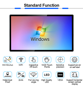 超スリム43インチ赤外線Ir Tft windows Core i3 i5 i7 i9液晶LED容量式タッチスクリーンディスプレイ - Product Image 2
