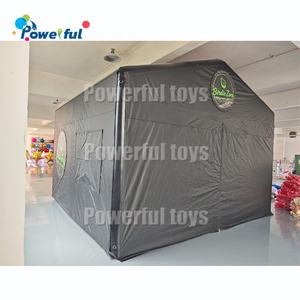 Cage <span class=keywords><strong>de</strong></span> simulation <span class=keywords><strong>de</strong></span> golf portable et hermétique pour l'extérieur, tente gonflable pour la pratique du golf - Product Image 2