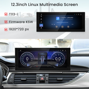 HFmidia 2026 ระบบลินุกซ์ใหม่ 10.25 นิ้ว หน้าจอ 12.3 นิ้ว สำหรับ Audi A6 A7 C7 ปี 2012 2013 2014 2015 2016 เครื่องเล่นวิดีโอในรถยนต์ CarPlay อัตโนมัติ - Product Image 6