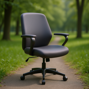 Silla Operativa Antiestática Fami con Ruedas, Dim Mm L650 H440, Color Gris Oscuro Ral7000 - Product Image 3