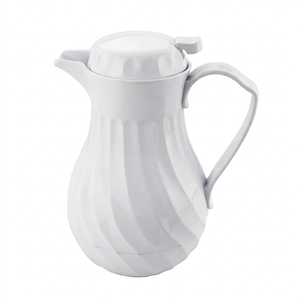 Gobelets en plastique isolants à double paroi de style américain Henry Foodservise, écologiques, noir et blanc, 40 oz, pour usage commercial - Product Image 1