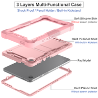 TOZIZO Étui de protection pour Samsung Galaxy Tab A9 8.7 pouces robuste antichoc pour Tab A9 Étui pour tablette avec béquille
