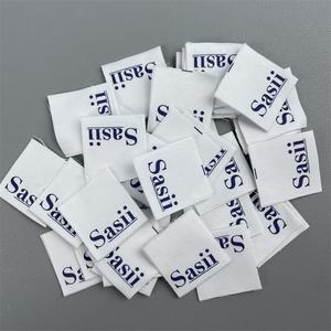 Etichette Tessute Dirette dalla Fabbrica per Abbigliamento in Cotone Gros Grain con Trama Dorata - Product Image 6