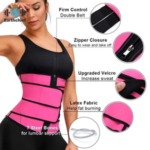 Großhandel Beste Gürtel Korsett Gummi Damen Taillenformer mit Eigenem Logo Doppelte Kompression Shapewear Latex Taillentrainer - Product Image 3