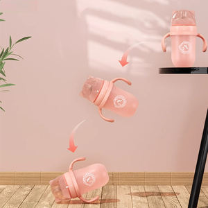 Bouteille d'alimentation pour bébé <span class=keywords><strong>anti</strong></span>-<span class=keywords><strong>colique</strong></span> en silicone sans BPA pour bébés de 0 à 12 mois Matériel en silicone de qualité alimentaire Bouteille pour bébé à sublimation - Product Image 6