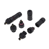 Connecteur de panneau à broche mâle à souder prise en Nylon IP68 M16 10A 1.0/0.75/0.5mm2 câble connecteur 2Pin pour câblage d'éclairage Led