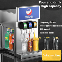 Machine à Cola HN QDMECH à Haut Débit (120 Tasses/Heure) avec Réservoir d'Eau Amovible et Nettoyage Facile – Machine à Boissons Gazeuses