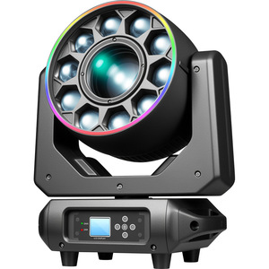 Luz Móvil de Cabeza con Efecto Ojo de Abeja Jiechuang, Alta Luminosidad, Control por Sonido, Iluminación de Escenario para Uso en Interiores y Exteriores - Product Image 2