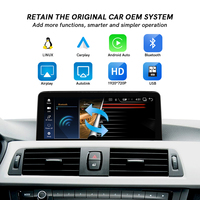 Écran GPS sans fil CarPlay Android Auto pour BMW Série 1/2/3/4 (F20-F23/F30-F32 2012-2016) Écran tactile capacitif 10,25 pouces 1 an
