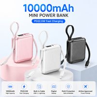 Nouveaux produits 2026 : Batteries externes 10000 mAh, mini batterie externe, charge rapide PD22.5W, affichage numérique, logo personnalisé en usine