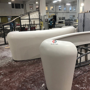 Nouvelle chaise de salon de coiffure en marbre à surface solide Comptoir de réception Comptoir de boutique - Product Image 6