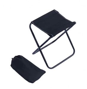Outdoor Camping Bench Travel Folding <b>Stool</b> Hiking BBQ Steel Fishing Seat Ultra Small Lightweight Portable Courtyard Chair - Product Image 6