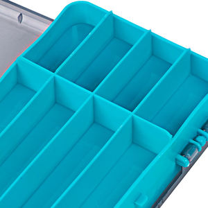 Caja de Pesca Ecológica e Impermeable <span class=keywords><strong>NARON</strong></span>, Diseño de Doble Cara, 13 Compartimentos, Estuche de Almacenamiento para Uso en Lagos y Ríos - Product Image 4
