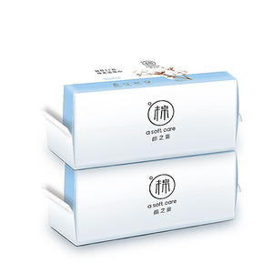 Toallas Faciales Desechables Cotton Love de 20cm x 20cm, 3 Capas de Fibra de Madera, Gruesas, para Uso en Seco y Húmedo, para Limpieza Facial - Product Image 4