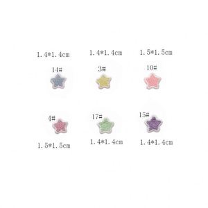 Self Adhesive Cute Marcorns Color rainbow Star Patch for Clothes Bag Decoration - Product Image 3