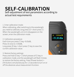 광섬유 테스터 G2-<span class=keywords><strong>D</strong></span> OPM 전력계 광섬유 도구 공장 OEM ODM Ftth FC SC ST 인터페이스 지원 충전식 - Product Image 6
