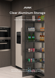 Cesta de almacenamiento de <span class=keywords><strong>despensa</strong></span> de <span class=keywords><strong>cocina</strong></span> lateral <span class=keywords><strong>extraíble</strong></span> de la serie Carlton, organizador de condimentos <span class=keywords><strong>extraíble</strong></span> - Product Image 5