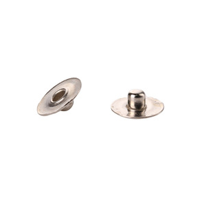 Customizable Rivets Flat 7.5mm 9.5mm Electroplated Copper Durable Button With Feet For DIY Hat Accessories - Product Image 4