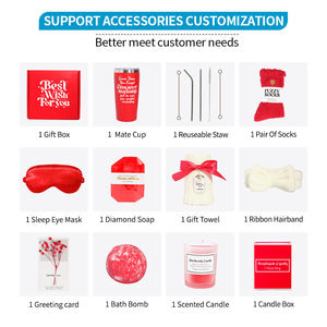 Set de Regalo Personalizado de Lujo Ecológico para Mujer, Mamá, Vacaciones, Masaje Corporal - Cumpleaños, Navidad, Día de San Valentín, Día de la Madre - Product Image 6