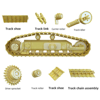 Komatsu D37 D39 D51 D61 D65 Livraison gratuite Pelle Track Link Track Assembly Case Bulldozer Track Chains