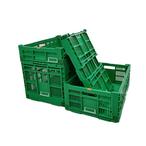 Kích Thước Khác Nhau Tái Sử Dụng Cấp Thực Phẩm Đóng Mở Nhựa Có Thể Gập Lại Rau <span class=keywords><strong>Crate</strong></span> Gấp Giỏ Hộp Xếp Chồng Giỏ Trái Cây - Product Image 1