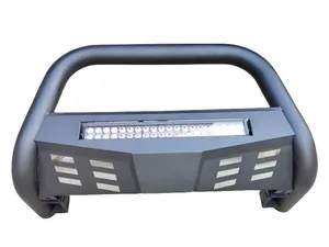 Nuevo protector de parachoques delantero de barra de empuje de acero con luces LED para Hilux - Product Image 4