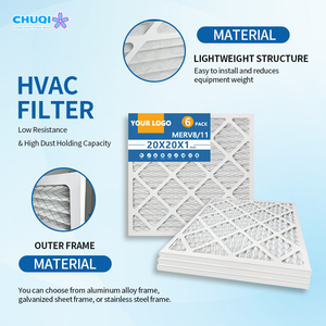 Filtro de Polvo Primario HVAC Grado G4, Material Sintético para Mantenimiento de Unidades de Aire Acondicionado en Edificios Comerciales, Venta al Por Mayor, Fábrica China - Product Image 1