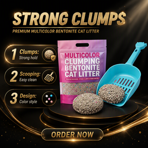 Lettiera per Gatti in Bentonite Colorata, Senza Polvere, Controllo Odori, Granuli Sferici per Uso Quotidiano - Product Image 6