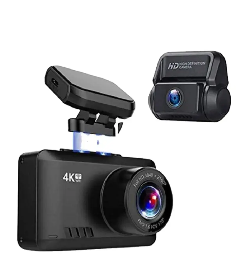 Nuovo arrivo posteriore G-Sensor 1080P Smart Car Dash Camera 4K 3840x2160P veicolo scatola nera con Wifi GPS