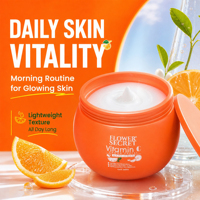 Crème Visage Vitamine C Flower Secret 200ml Éclaircissante Anti-Âge - OEM/ODM & Recherche d'Agences de Marques Globales