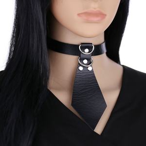 Nuevo Harajuku Formal decorativo cuero corbata Collar <span class=keywords><strong>Caballero</strong></span> corbata Collar - Product Image 1