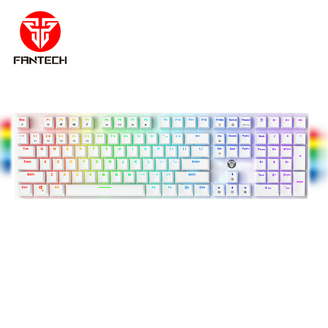 Fantech MAXFIT MK855RGB 108Keys Macro Program Hot-Swappable Gaming Keyboard