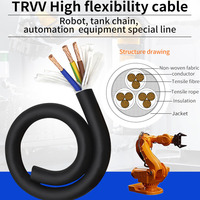 0,12 MM TRVV Hoch flexibel 2core 3core 4core 5core 6core 7core 8core 10core 16core 20core Drag Chain Towline Elektrokabel