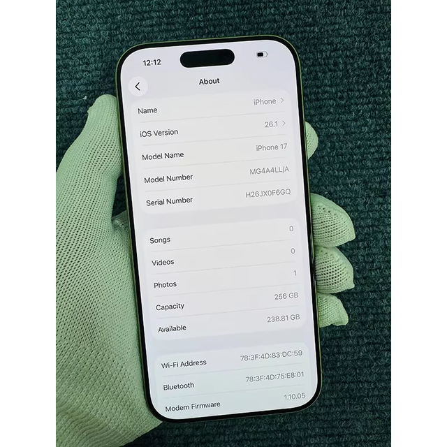 Wholesale Used Second Hand Mobile Phones Original US Version LL/A Grade A+ Unlocked Smartphones iPhone 17 512GB
