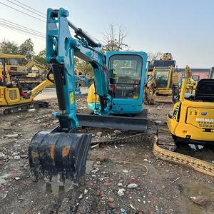 Original japon kubota kx135 mini pelles hydrauliques sur chenilles d'occasion kx135 3,5 tonnes godet pelleteuses d'occasion - Product Image 2