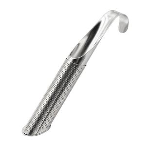 Infusore per bustina di tè 304 acciaio inossidabile a forma di tubo sfuso tubo da tè filtro a maglia a base di erbe diffusore filtrante - Product Image 1