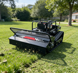<b>Remote</b> <b>Control</b> Lawn Mower Small <b>Robot</b> Diesel Engine Motor Farm Machine Cutting Width 1000mm Flail Mower Diesel Gasoline - Product Image 2