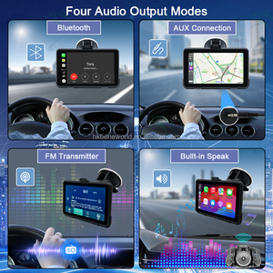 Hot bán 7 inch IPS màn hình cảm ứng Carplay Android Chức năng tự động hiển thị Xe <span class=keywords><strong>GPS</strong></span> <span class=keywords><strong>Navigation</strong></span> với điều khiển bằng giọng nói - Product Image 5