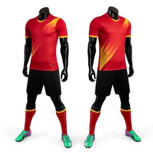 Ensemble de maillots de football personnalisés OEM 2024, qualité originale, noir, pour équipe et club - Product Image 4