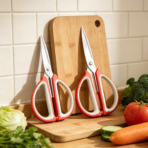 Tijeras multifuncionales de acero inoxidable para el hogar, para matar pescado, cortar verduras, asar carne, pollo y pato - Product Image 4